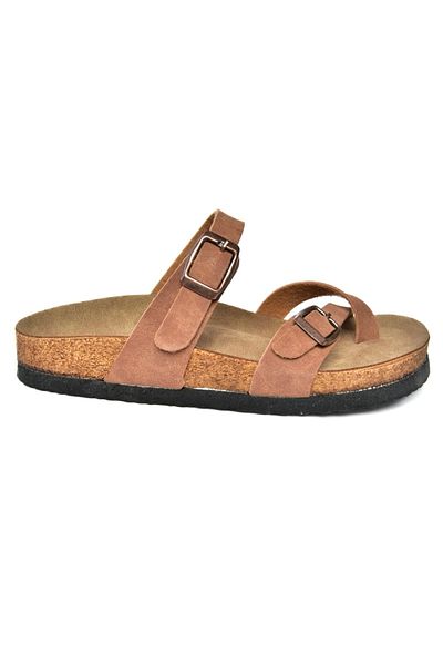 Fox Shoes Dámské semišové žabky K777613402
