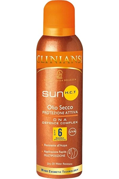 Clinians Sun Hct Bronzlaştırcı Kuru Yağ Spf 6 Koruma Spreyli 150 Ml