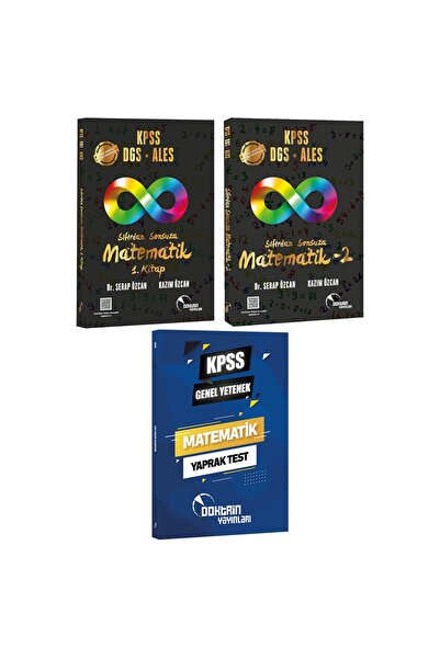 Doktrin Yayınları Kpss / Dgs / Ales / Ags Sıfırdan Sonsuza Matematik Soru Bankası Ve Matematik Yaprak Test (3 KİTAP)