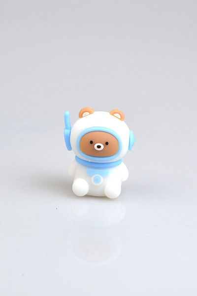 Kids Like Cute Teddy Bear Silicone Pencil Sharpener - Premium Quality