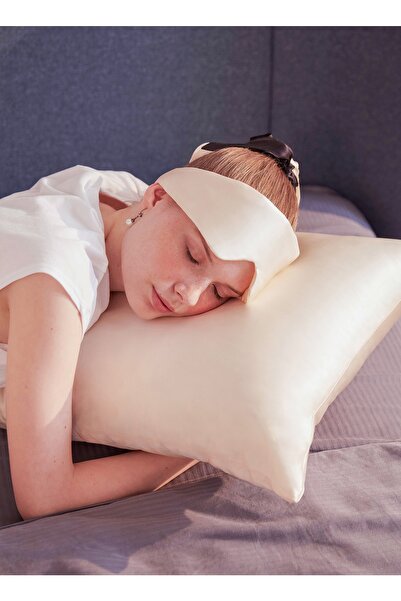 Beauty Pillow %100 Ipek Yastık Kılıfı Bej Renk (standart 50x70cm)