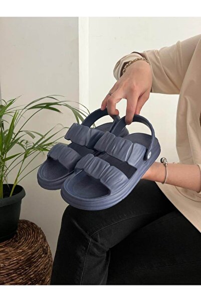 Behtah Kundura Подвійна серія нековзної товстої підошви М'яка легка зручна морський басейн пляж повсякденні жінки сандалі тапочки