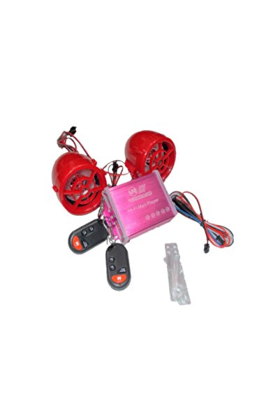 CSR AKSESUAR Motosiklet Alarm Seti [bluetooth] Müzik Çalar Mp3 Motorsiklet Al...