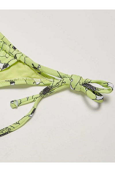 LC Waikiki Lcw Dream Floral Lacing Λεπτομερές γυναικείο πάτο μπικίνι