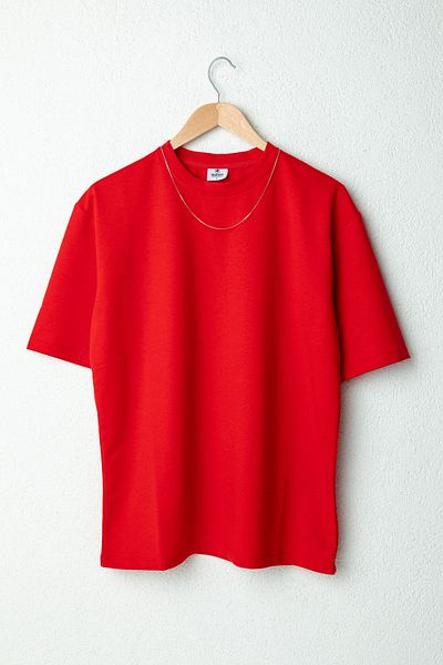 Wolters Outdoors Men's Oversize Printed Cotton Crew Neck Short Sleeve T-shirt