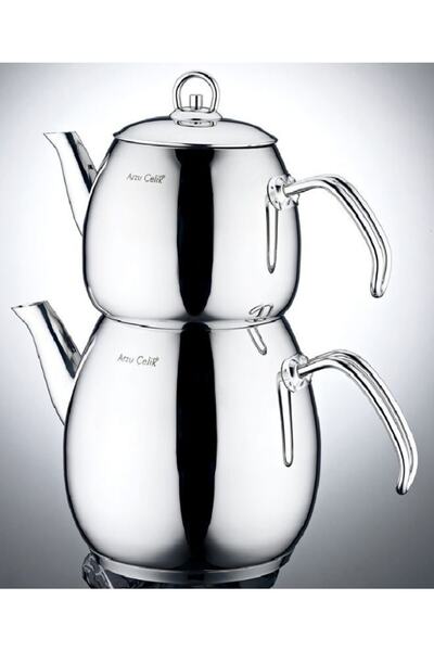 Arzu Çelik Elegant - Damla Medium Teapot Set