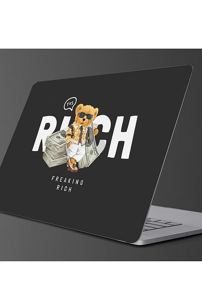 Sim Tasarım Αυτοκόλλητο για φορητό υπολογιστή Rich Bear - Sm211