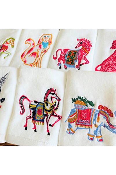 ge living Серія «Тварини» Рушник для рук з рожевим візерунком зебри (1 шт.)