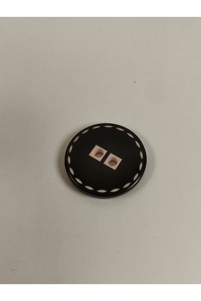 Kariyer Astar 3.5 Cm 2 Holes Polyester 2 Colors Detailed 75 Pieces Buttons