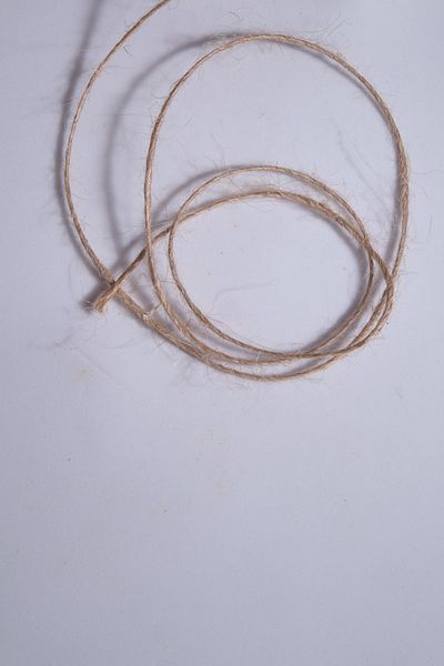 Eskişehir hobi sanat 5 Meters Natural Color Wax-Free Jute Rope 1.3 Mm Thickness Whip Floss Hemp Rope