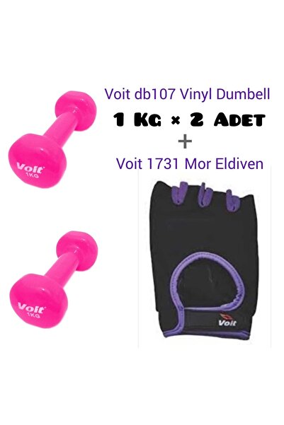 Voit Db107 1 Kg Lık 2 Adet Fuşya Dambıll +1731 Eldiven