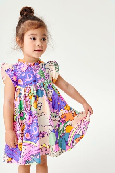 Next Baby 100% Cotton Multicolored Dress