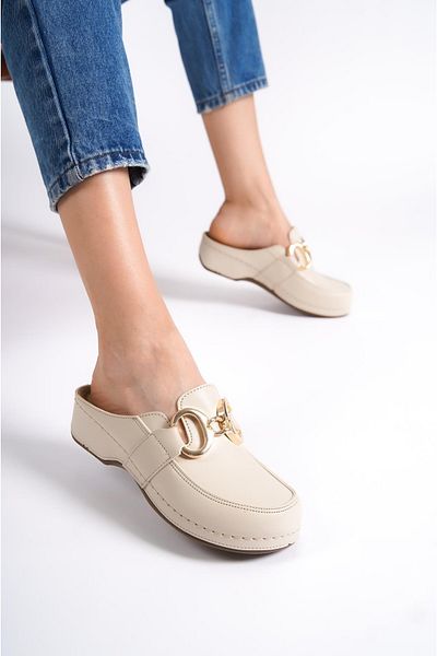 Capone Outfitters Anatomische, weiche, bequeme Sohle, Keilabsatz, Mutter-Hausschuhe