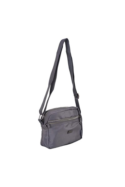 Bagacar Urban 3026 Сіра атласна сумка через плече