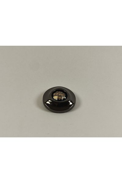 Kariyer Astar 10 Pieces in a Pack of 2.5 cm Black Patterned Snaps