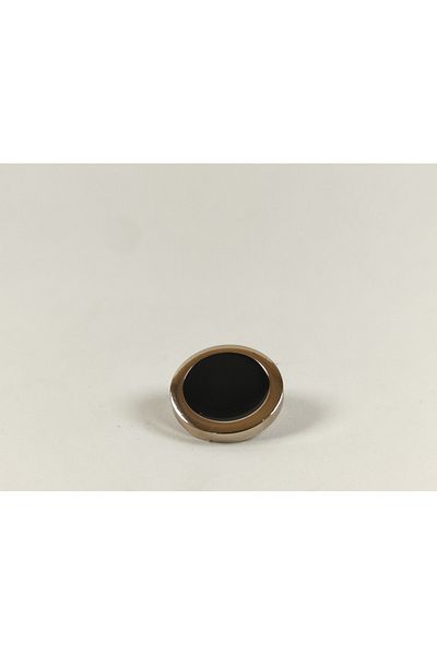 Kariyer Astar 10 Pieces in a Package of 1.8 cm Gold Black Enamel Snaps
