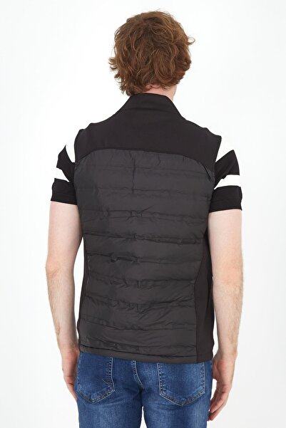 Cekmon Erkek Regular Fit Bomber Yaka Fermuarlı Cepli Şişme Rahat Spor Yelek