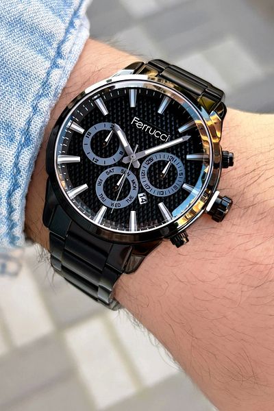 Ferrucci Fc.13498tm.02 Men's Calendar Wristwatch 3 Atm Waterproof