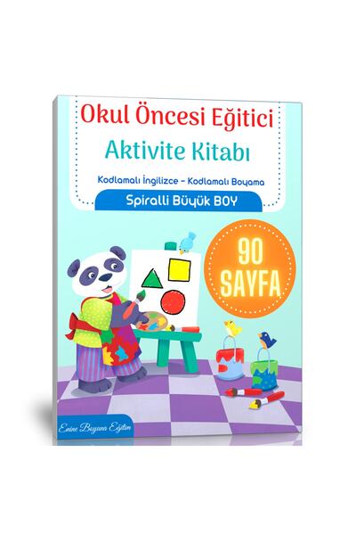 Enine Boyuna Eğitim Preschool Educational Activity Book