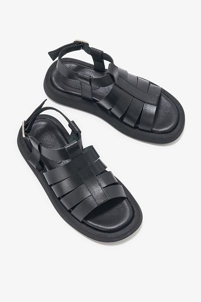 Louis Cardy Sandale de damă din piele naturală Dina Black
