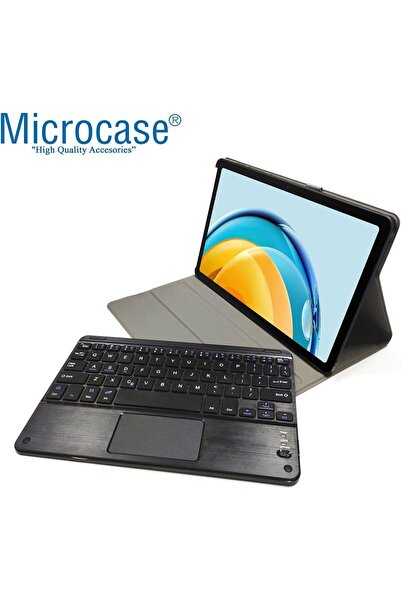 Microcase Honor Pad X8 - تابلت 10.1 بوصة، متوافق مع البلوتوث، لوحة اللمس ولوحة المفاتيح + حافظة حامل - Bkk2