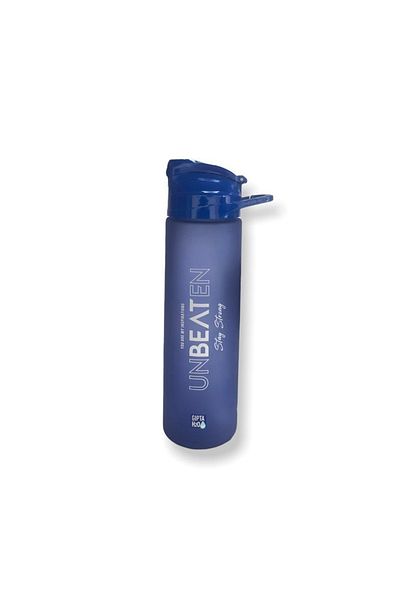 Gıpta Unbeaten Tritan Painted Patterned Water Bottle with Straw 630cc