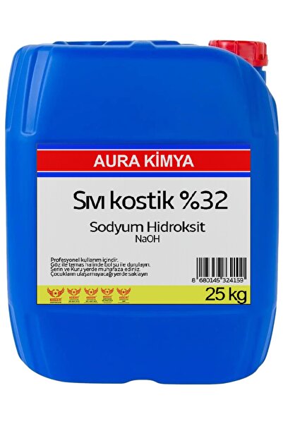 Aura Kimya Sıvı Kostik %32 25 kg