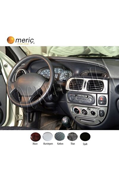 meriç cockpit design ميريتش ®   رينو ميجان توربيدو امامي مطلي الومنيوم 17 قطع...