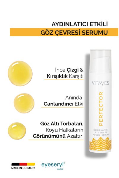 VITAYES Purifying Facial Cleansing Gel & Anti-Puffing Dark Circle Eye Contour Serum Advantageous Double Set