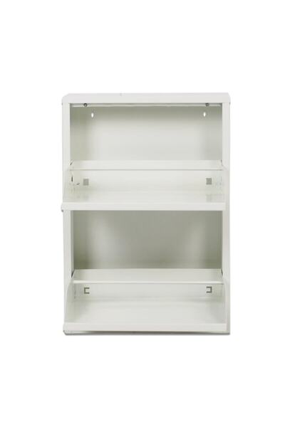 Alveon 2 Li Beyaz Metal Ayakkabılık