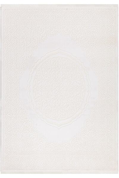 İpek Mekik Halı Gaspara 14560 Yumuşak Dokulu Etnik Ve Modern Desenli Makine D...