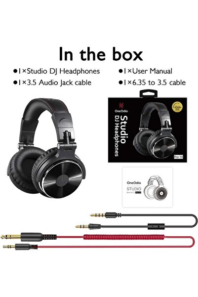 Oneodio Pro10 Kulak Üstü Kablolu Dj Kulaklığı