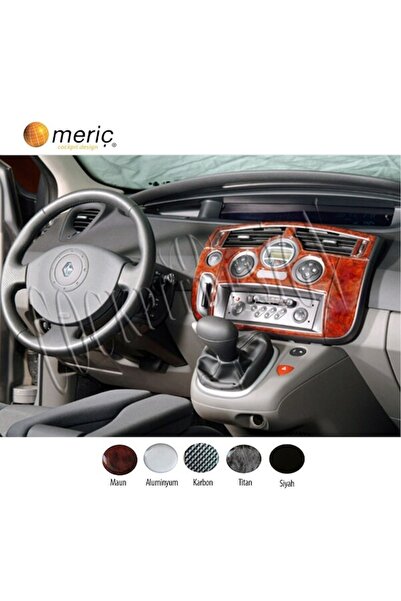 meriç cockpit design ميريتش ®   رينو سينيك تراكوتا أمامية مطلية باللون الأسود...