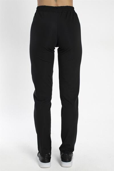 Crozwise Likralı  Kadın Siyah Eşofman Altı - 2203-10