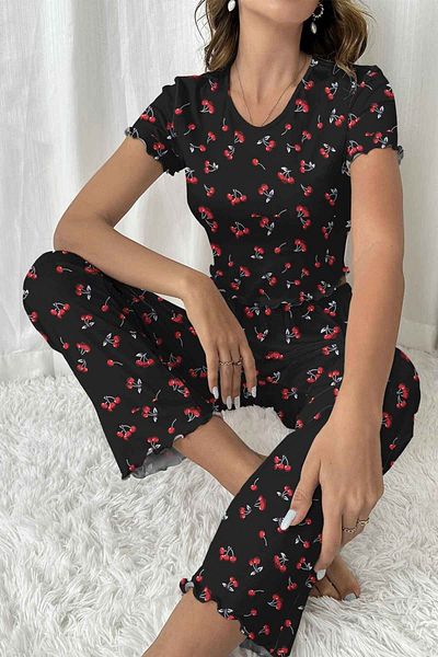 Çeyize dair herşey Set Pijama Cherry - Model 6426