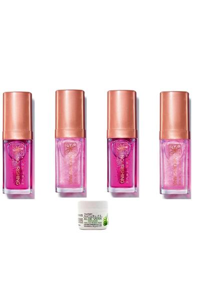 AVON True Dudak Bakım Yağı Blossom 2x Adet Ve Shimmering Petal 2x Adet + Hedi...