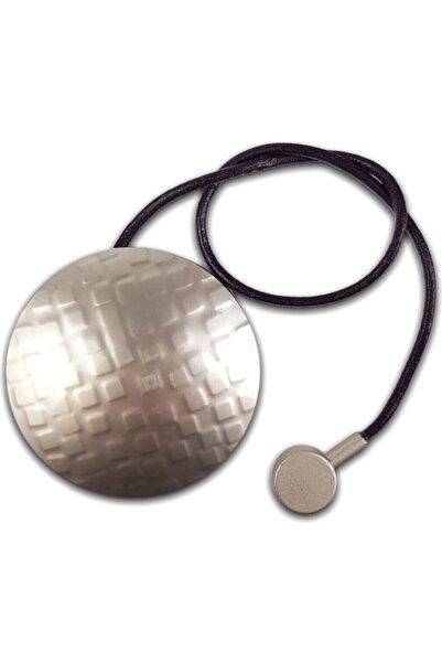Metal Yuvarlak Mıknatıslı Perde Tutucu Magnet 7x48cm - Gümüş, Tek Ebat