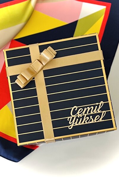 Emeraldgiftbox Kutu Kişiye Özel 20x20x10 cm