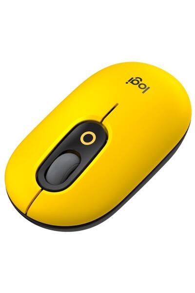 logitech Pop Mouse With Emoji Blast Yellow 910-006546