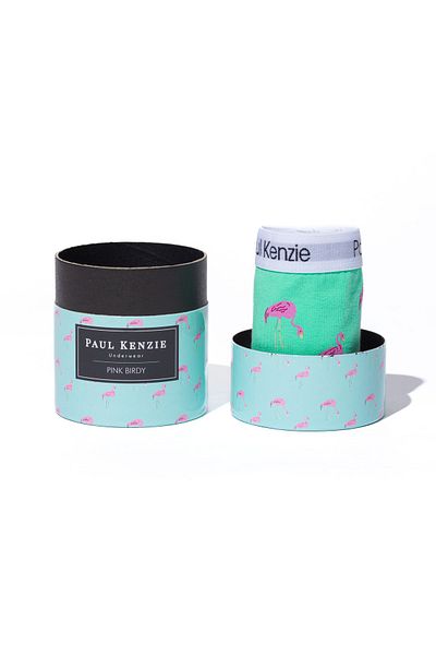 Paul Kenzie Patterned Women's String Panties - Couple Collection Pink Birdy