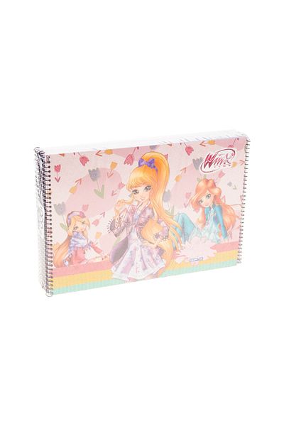 Gıpta Caiet de poze Winx Copertă din carton spiralat 17x24 15 coli 4836 3089