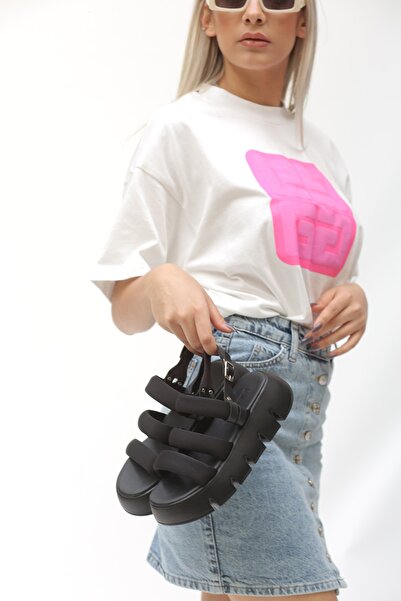 ELİT SHOES صندل سيراهن سكوبا من القماش بنعل إيفا B007