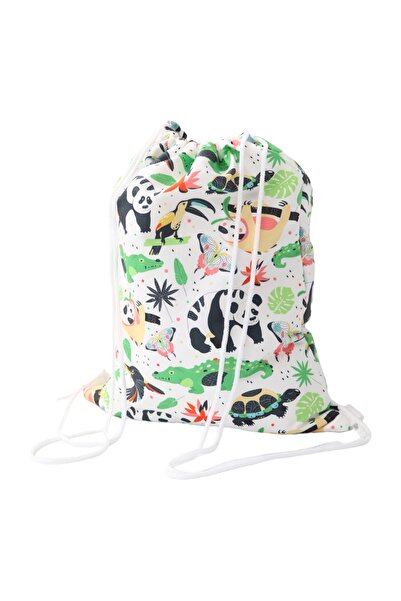 Hi.minitr حقيبة رياضية للأطفال (حقيبة برباط)