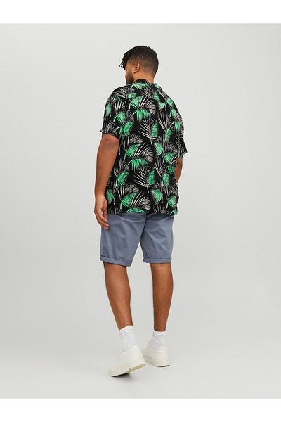 Jack & Jones Ανδρικό πουκάμισο Jack Jones Luke Palma Aop Ss Pls Ανδρικό πουκάμισο Navy Blue 12236059 -04