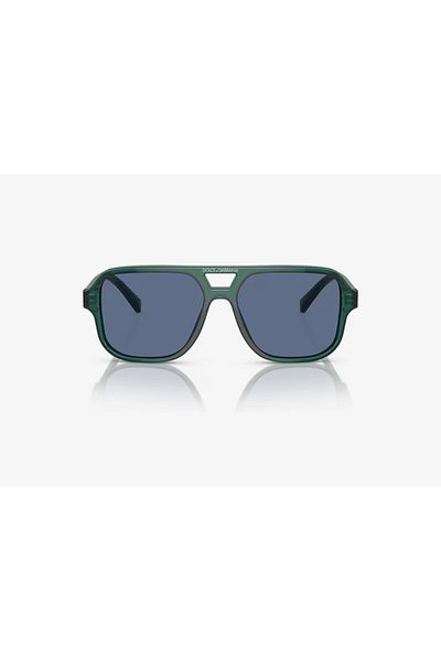 Dolce&Gabbana Dgj40033008/8050 Children's Sunglasses Green Bone Framed Uv400