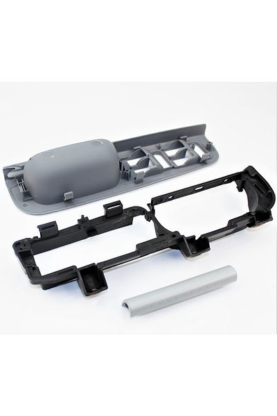 İDEAL OTOMOTİV مجموعة غطاء إطار زر زجاجي لمقبض الباب الرمادي Vw Golf 4 Bora (مركبات ذات 4 أبواب) 3b0867171a 1j1867179a
