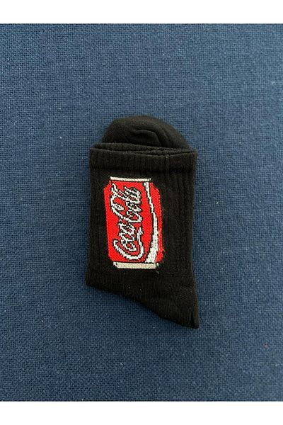 Touz Унисекс черни чорапи за колеж Cola