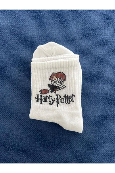 Touz Unisex White College Socks - Chouze HP