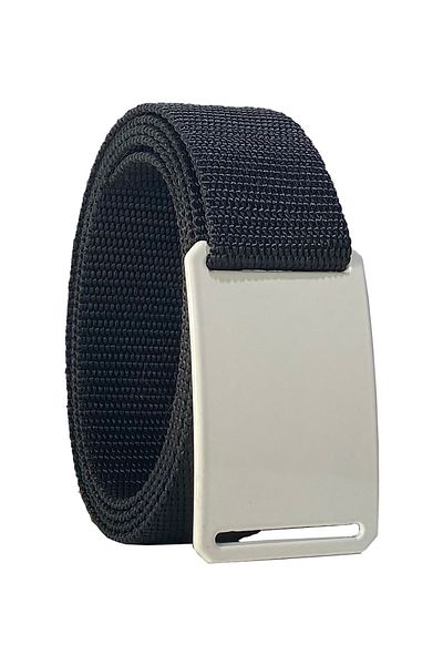 GoDeri 2023 New Season - Unisex Λευκή και Μαύρη Πόρπη ζώνης κολώνας 4 cm