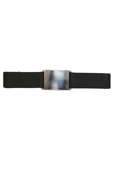 GoDeri 2023 New Season - Unisex Μαύρη ματ ζώνη με πόρπη από νικέλιο, 4 cm